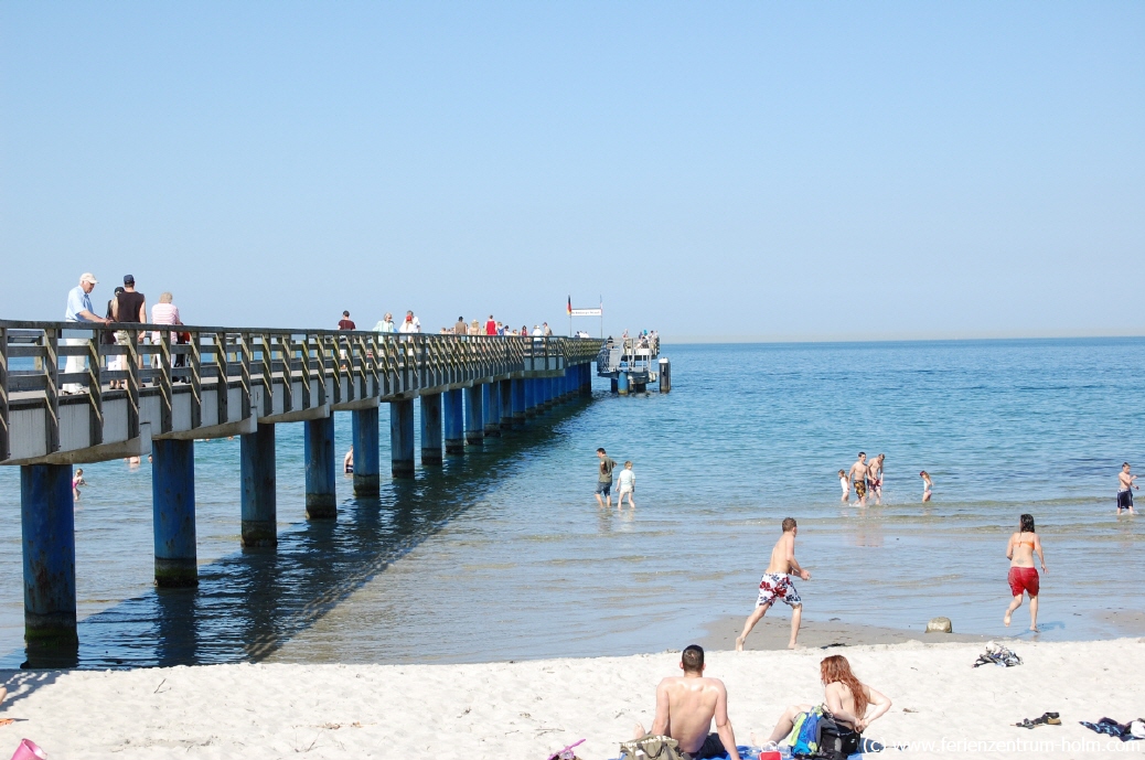 Strand an der Seebrücke